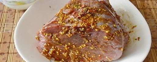 Шаг 6: маринада для свинины в духовке