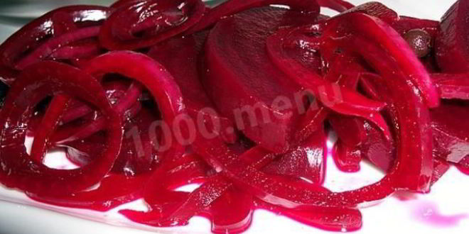 Рецепт маринада из свеклы классический