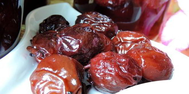 Рецепт маринованных слив в сухом маринаде