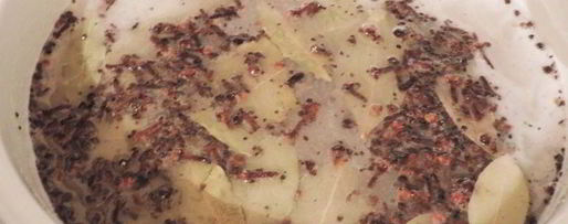 Шаг 2: маринованных слив в сухом маринаде