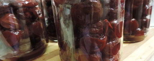 Шаг 4: маринованных слив в сухом маринаде