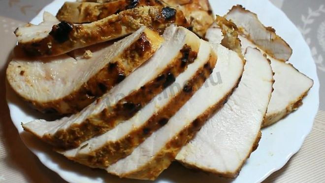 Рецепт Пастромы из филе индейки в маринаде из горчицы и меда