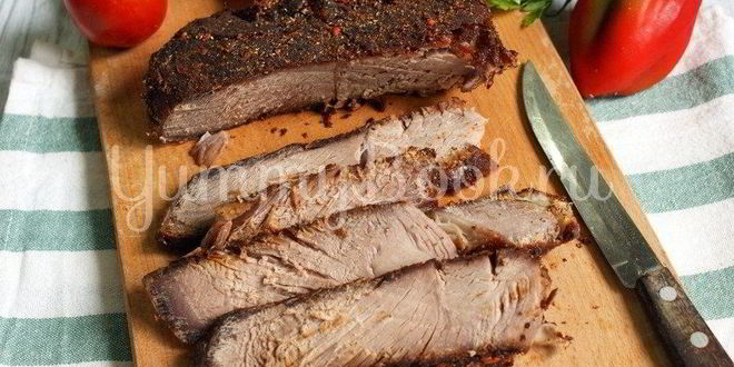 Рецепт пастромы из говядины в маринаде