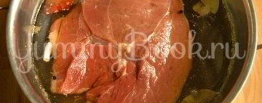 Шаг 1: пастромы из говядины в маринаде