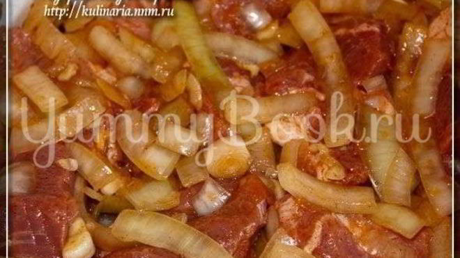 Рецепт Варианта маринада для мяса на шампурах на мангале