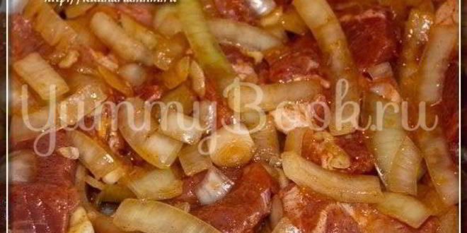 Рецепт варианта маринада для мяса на шампурах на мангале