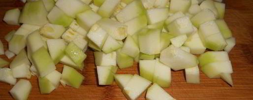 Шаг 1: салата-соуса с кабачками