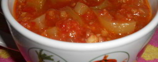 Шаг 5: салата-соуса с кабачками