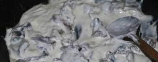 Шаг 1: сметанно-грибного соус