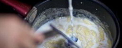 Шаг 3: соуса бешамель для запекания