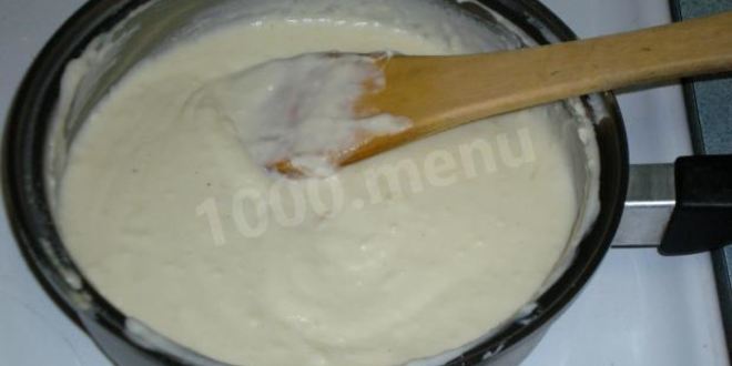 Рецепт соуса бешамель с тимьяном и чабрецом