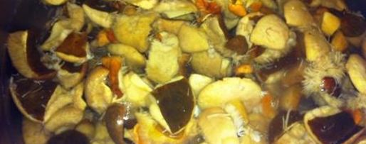 Шаг 2: соуса из белых грибов