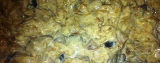 Шаг 5: соуса из белых грибов