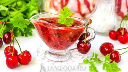 Рецепт Соуса из черешни