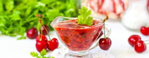 Шаг 10: соуса из черешни