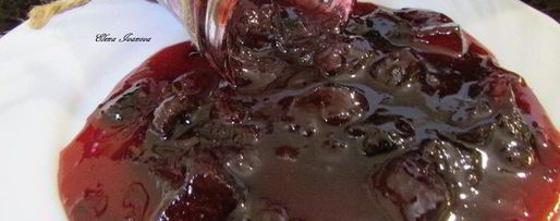 Шаг 13: соуса-конфитюра из слив и можжевельника