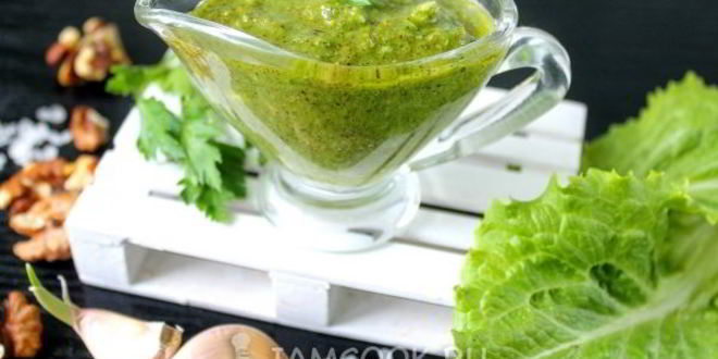 Рецепт бюджетного соуса песто