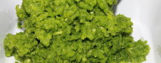 Шаг 1: чесночно-базиликового песто