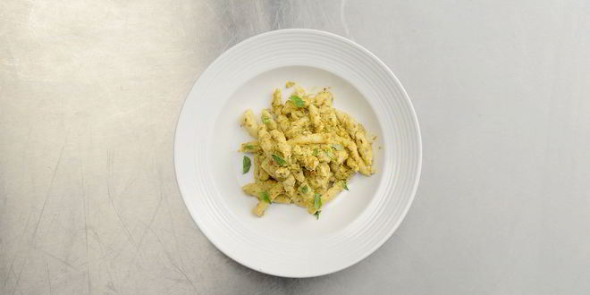 Рецепт домашней пасты бузиате с песто алла трапанезе