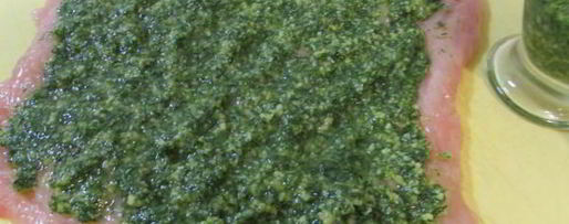 Шаг 6: филе индейки с соусом песто из укропа