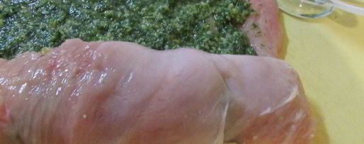 Шаг 7: филе индейки с соусом песто