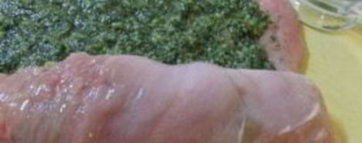 Шаг 2: индейки с соусом песто