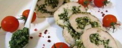 Шаг 4: индейки с соусом песто