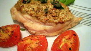 Рецепт Куриного филе с соусом песто