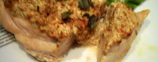 Шаг 9: куриного филе с соусом песто