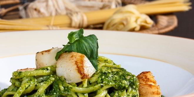 Рецепт лингвиней с соусом песто