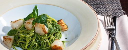 Шаг 7: лингвиней с соусом песто