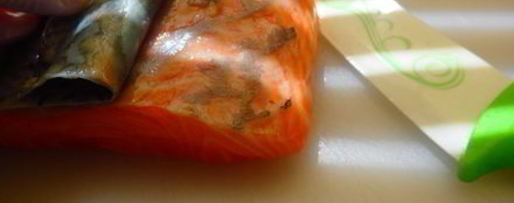 Шаг 1: лосося с соусом песто