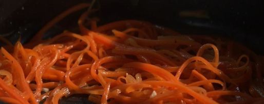 Шаг 2: морковных спагетти с соусом песто