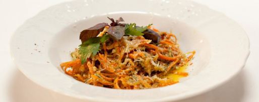 Шаг 3: морковных спагетти с соусом песто