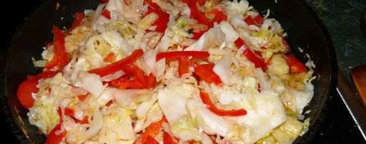 Шаг 7: овощей пассированных с соусом песто