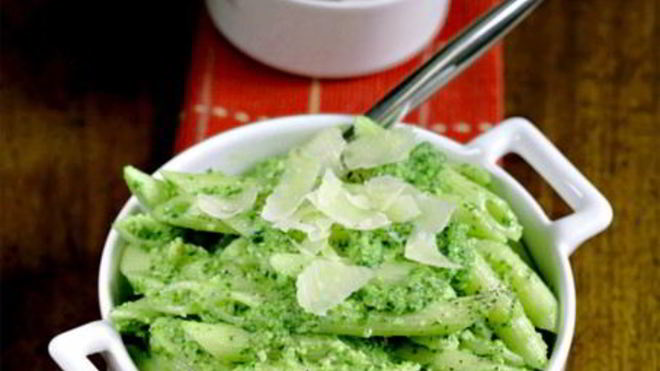 Рецепт Пасты Пенне с соусом песто