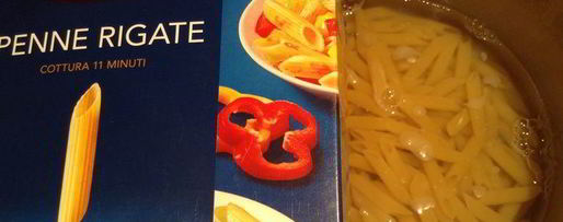 Шаг 3: пенне с соусом песто из руколы