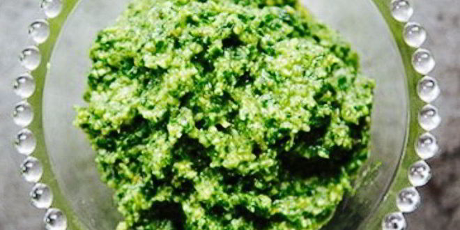 Рецепт песто из грецких орехов