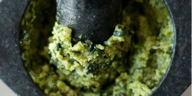 Рецепт песто из лимонного базилика