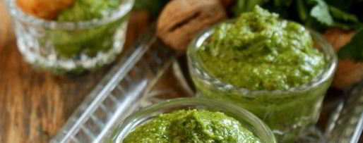 Шаг 8: песто из петрушки