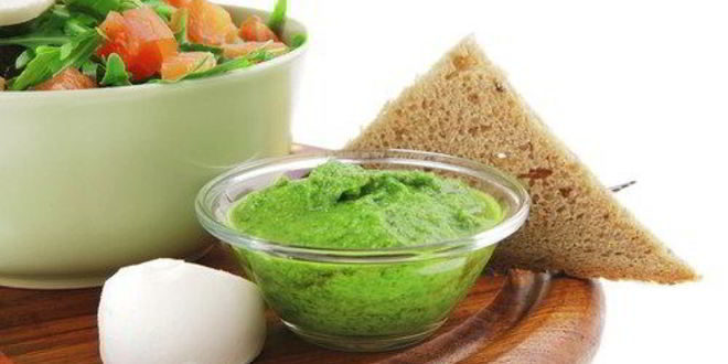 Рецепт песто из рукколы и грецких орехов