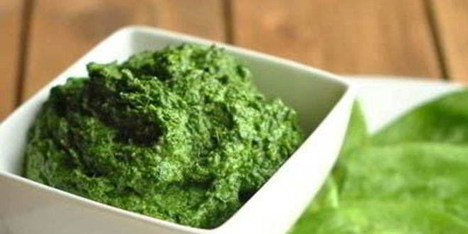 Рецепт песто из шпината