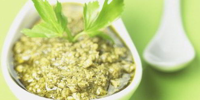 Рецепт песто из тыквенных семечек, петрушки и пармезана