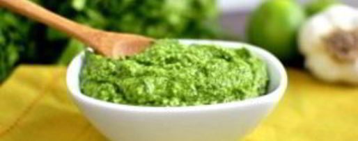 Шаг 8: песто с кинзой