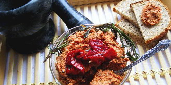 Рецепт песто с вялеными томатами