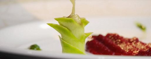 Шаг 7: сибаса, запеченного с соусом песто