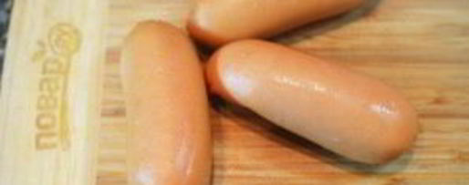 Шаг 4: сосисок-гриля с соусом песто из руколлы