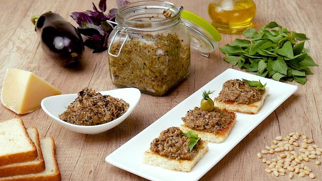 Рецепт Соуса песто из баклажанов