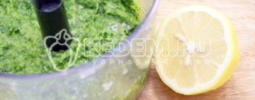 Шаг 6: соуса песто из черемши