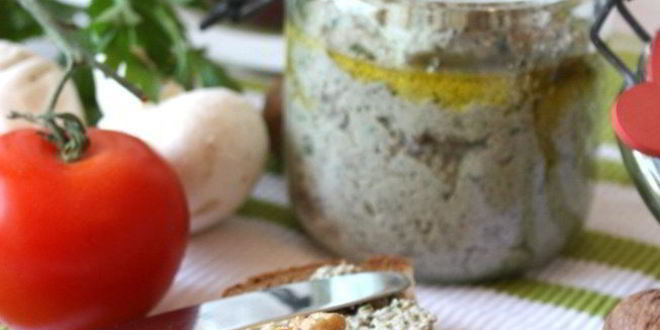 Рецепт соуса песто из грибов с рикоттой